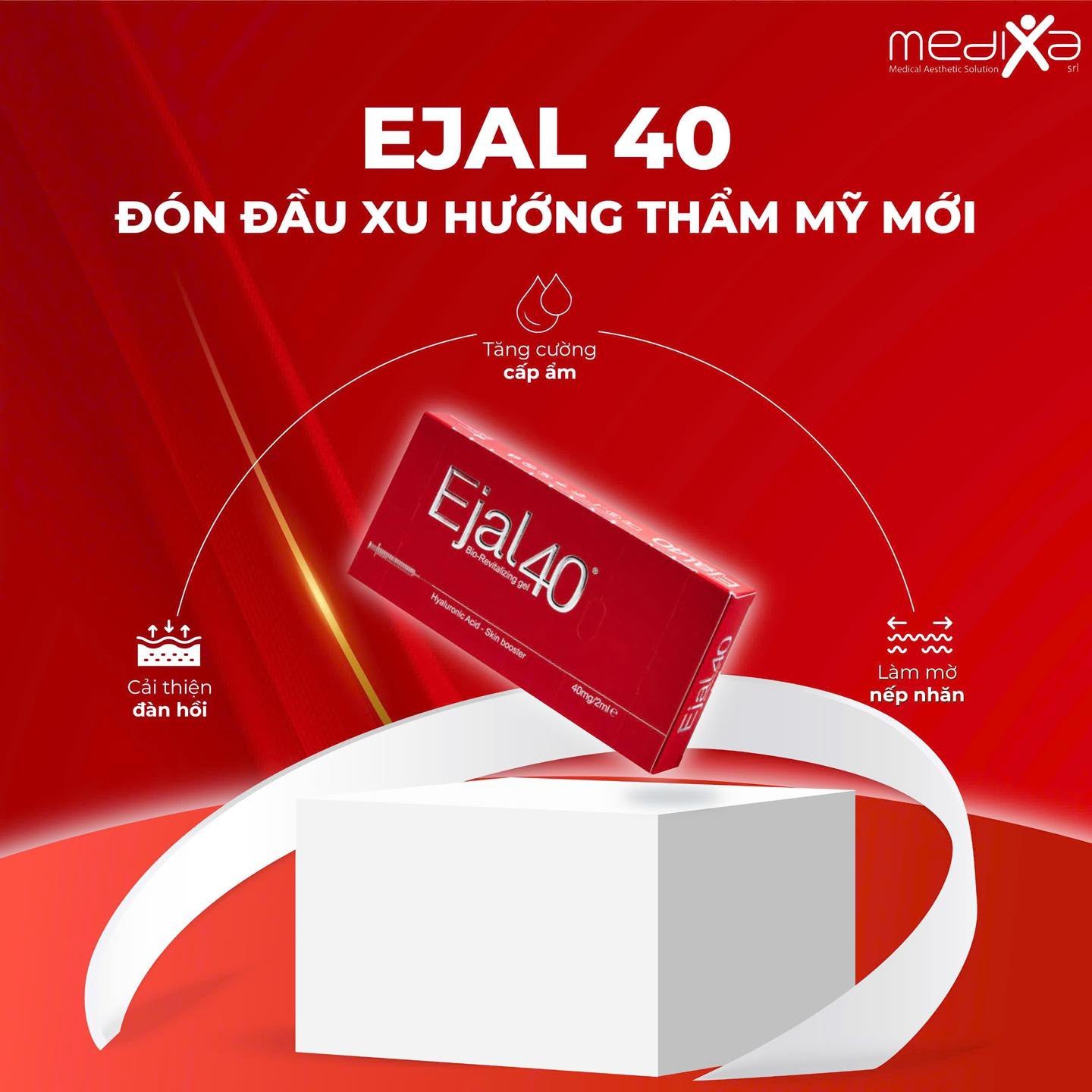 Tinh chất tiêm BAP trẻ hóa da tiên tiến từ Ý Ejal 40 hộp 2ml