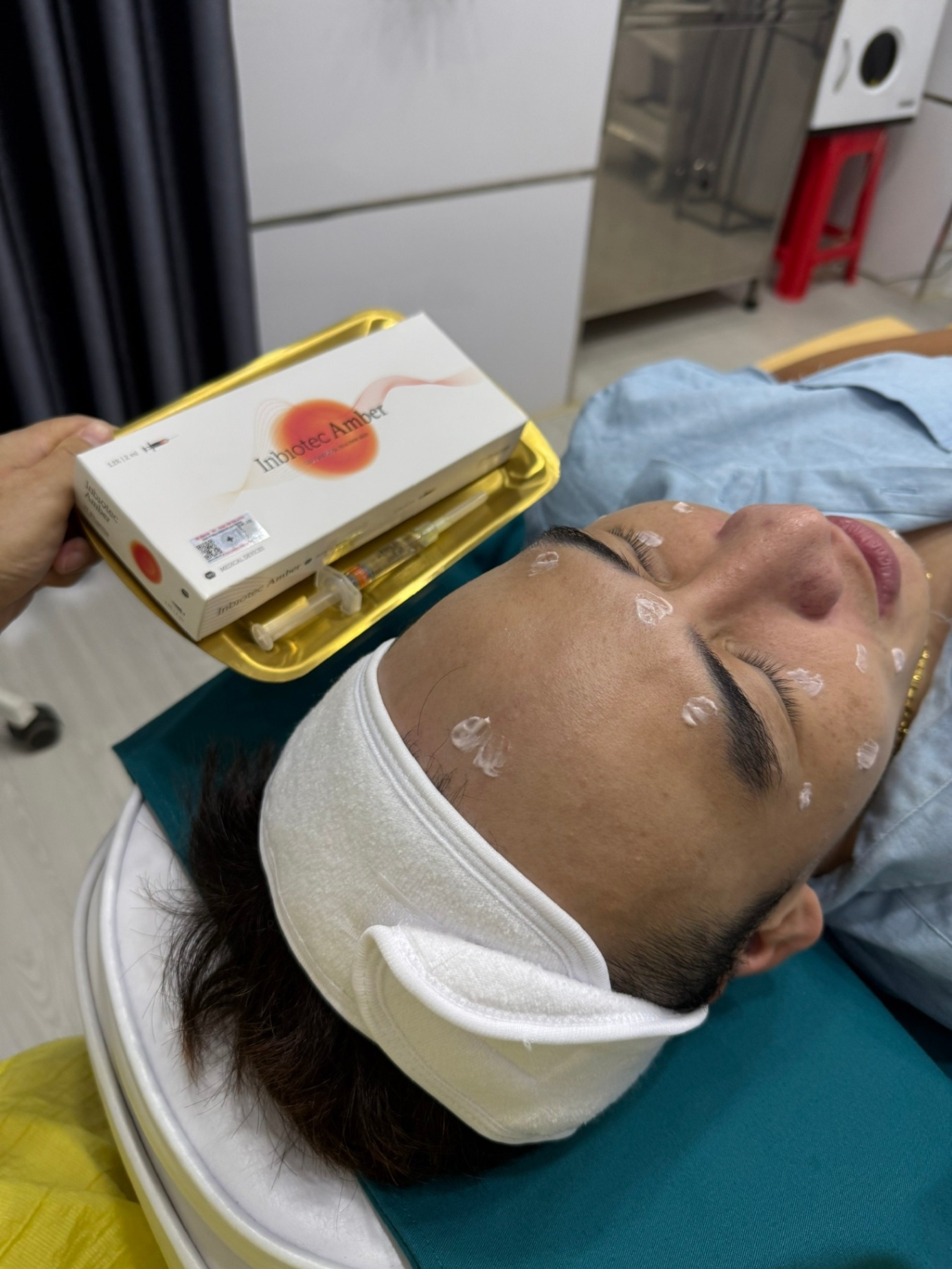 Tinh chất tiêm BAP trẻ hóa da đa tầng Inbiotec Amber hộp 2ml