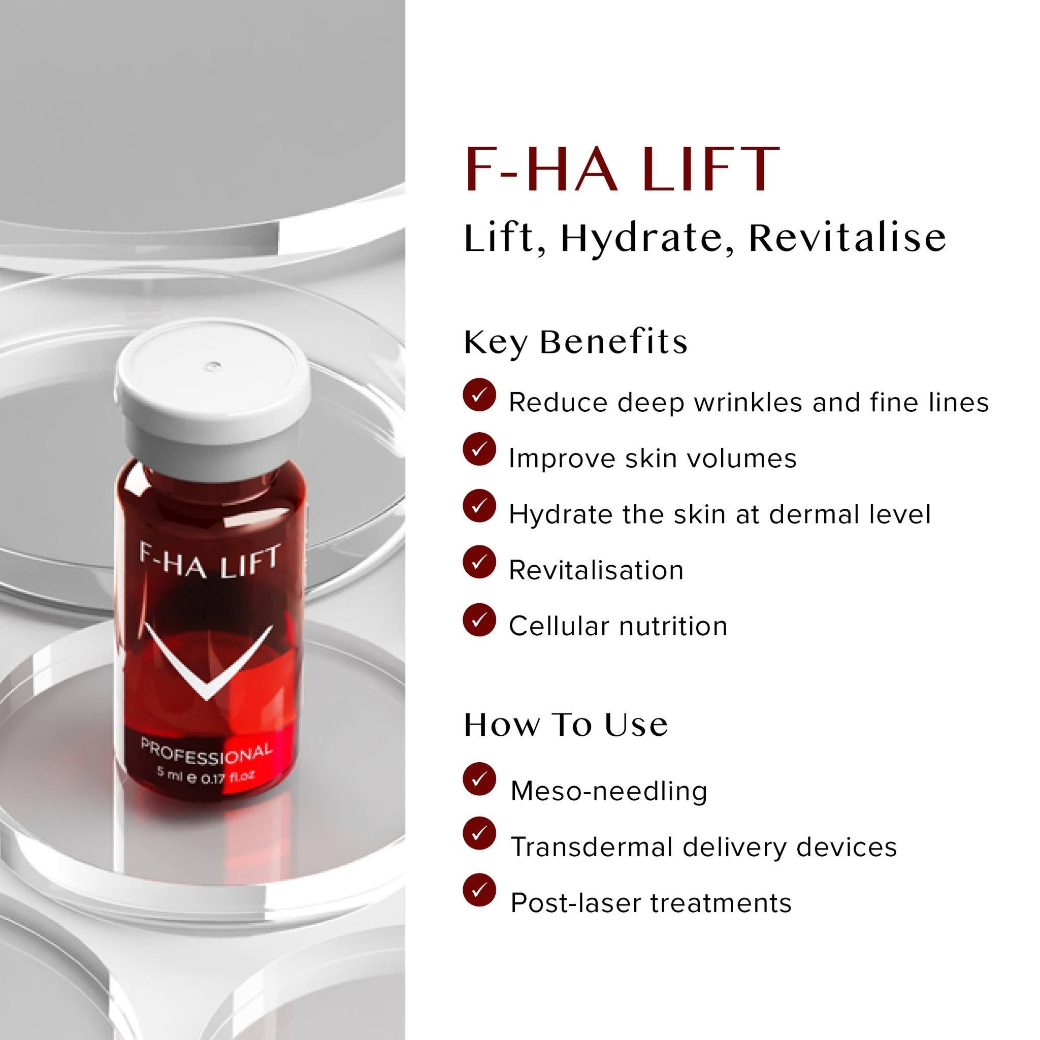 Tinh chất trẻ hóa, xóa nhăn, chống lão hóa Fusion F-HA LIFT 1 lọ 5ml