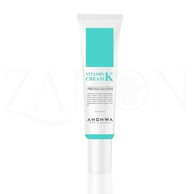 Ahohaw Vitamin K Cream - Kem Hỗ Trợ Làm Dịu Da, Giảm Đỏ, Chăm Sóc Da Yếu Sau Corticoid - 12gr/80gr