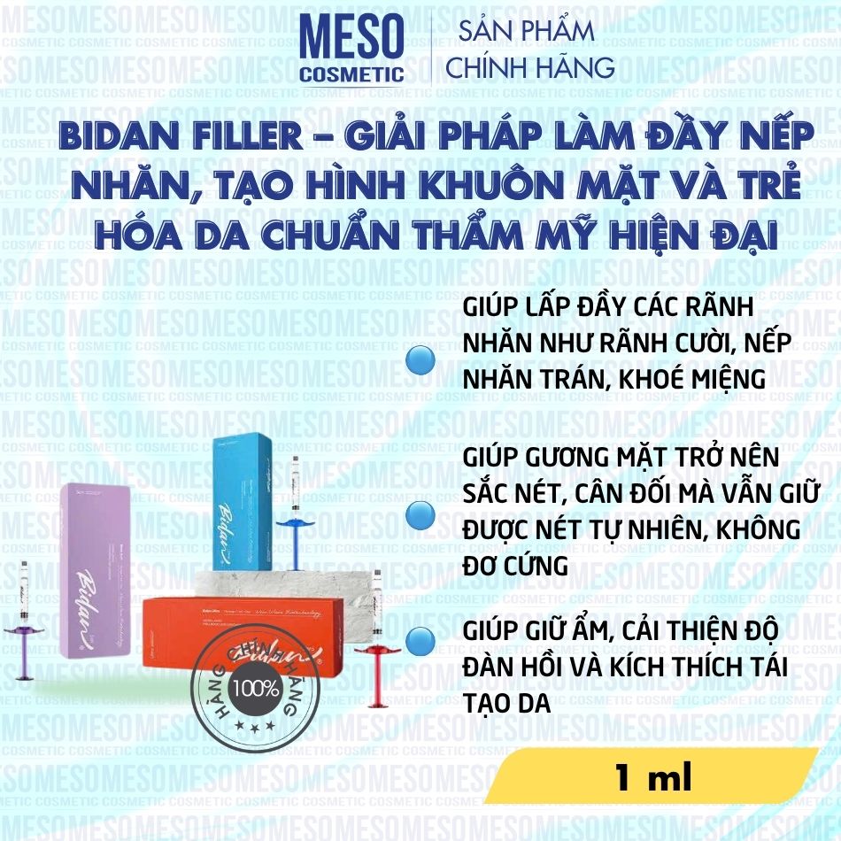 Bidan Filler – Tinh Chất Làm Đầy Nếp Nhăn Và Trẻ Hóa Da Hiệu Quả