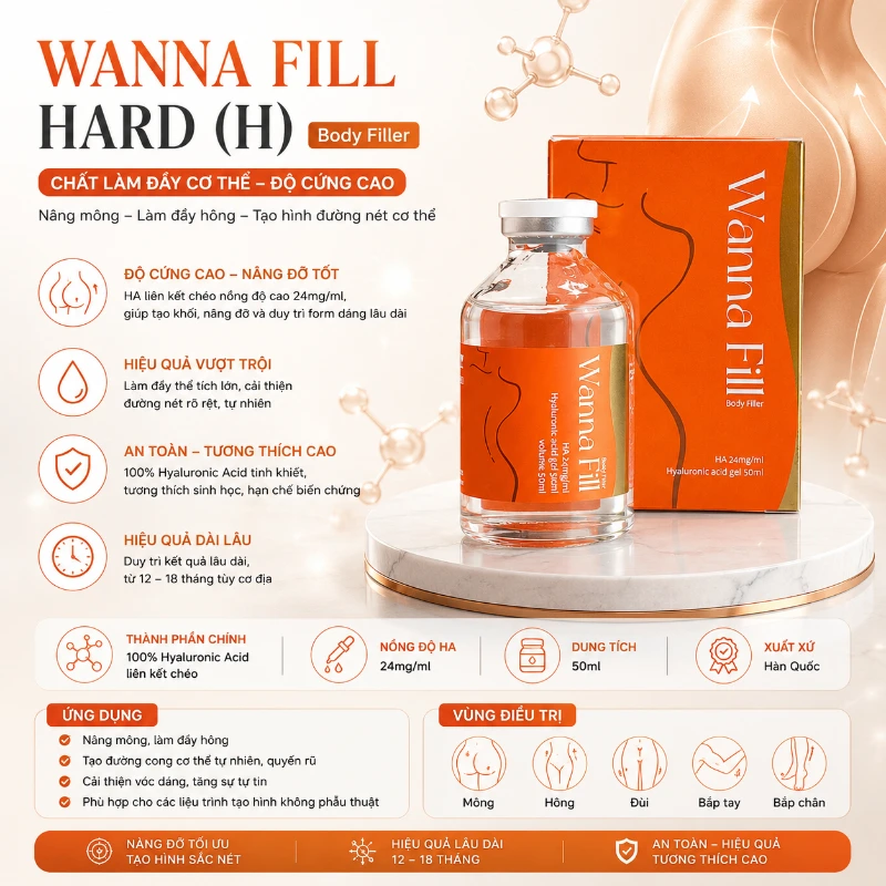 Filler body Wanna Fill – Hard (H) 50ml