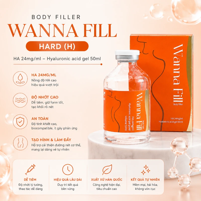Filler body Wanna Fill – Hard (H) 50ml