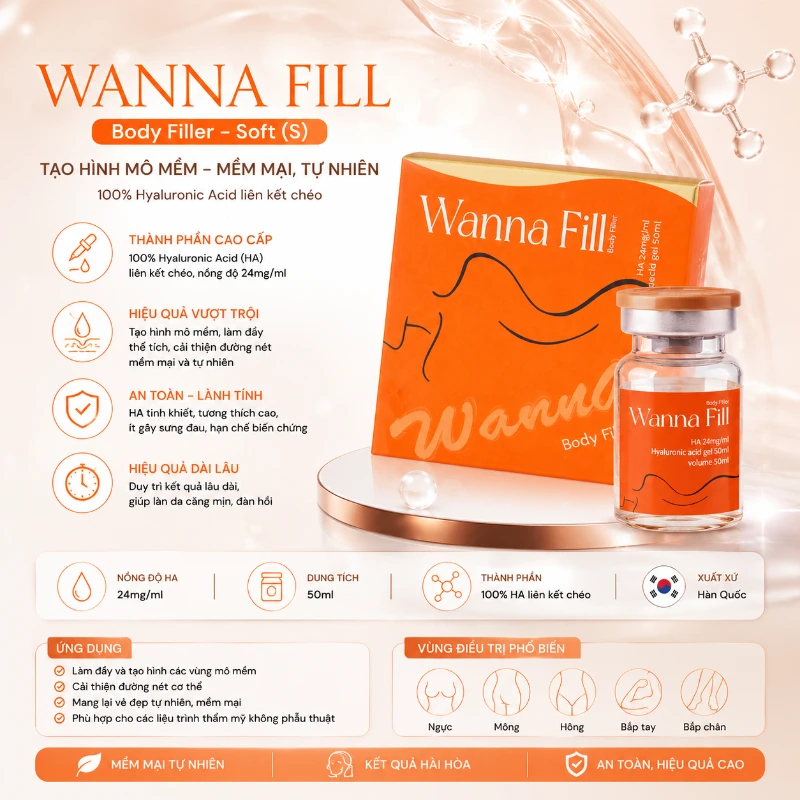 Filler body Wanna Fill – Soft (S) 50ml