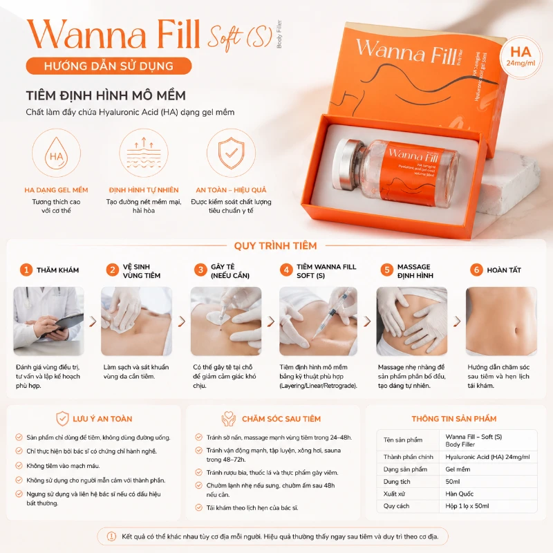 Filler body Wanna Fill – Soft (S) 50ml