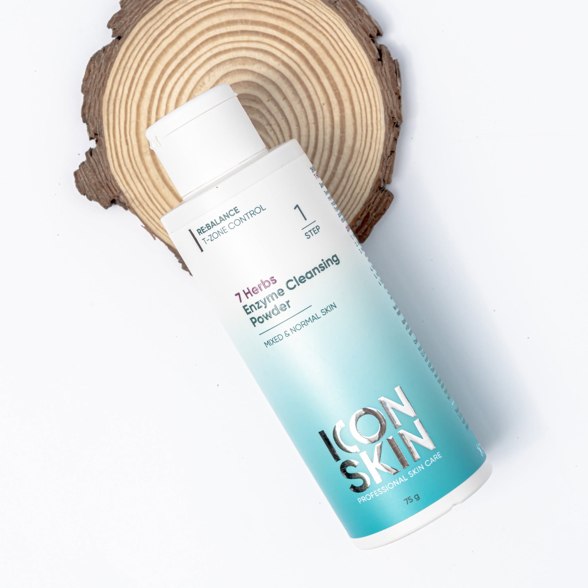 Bột tẩy da chết cho da dầu da, hỗn hợp Icon Skin 7 Herbs Enzyme Cleansing Powder