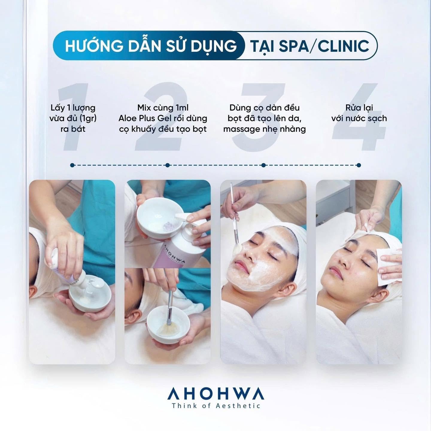 Bột tẩy da chết sinh học enzyme Ahohwa After Solution Inten-Cure Enzyme Wash Powder
