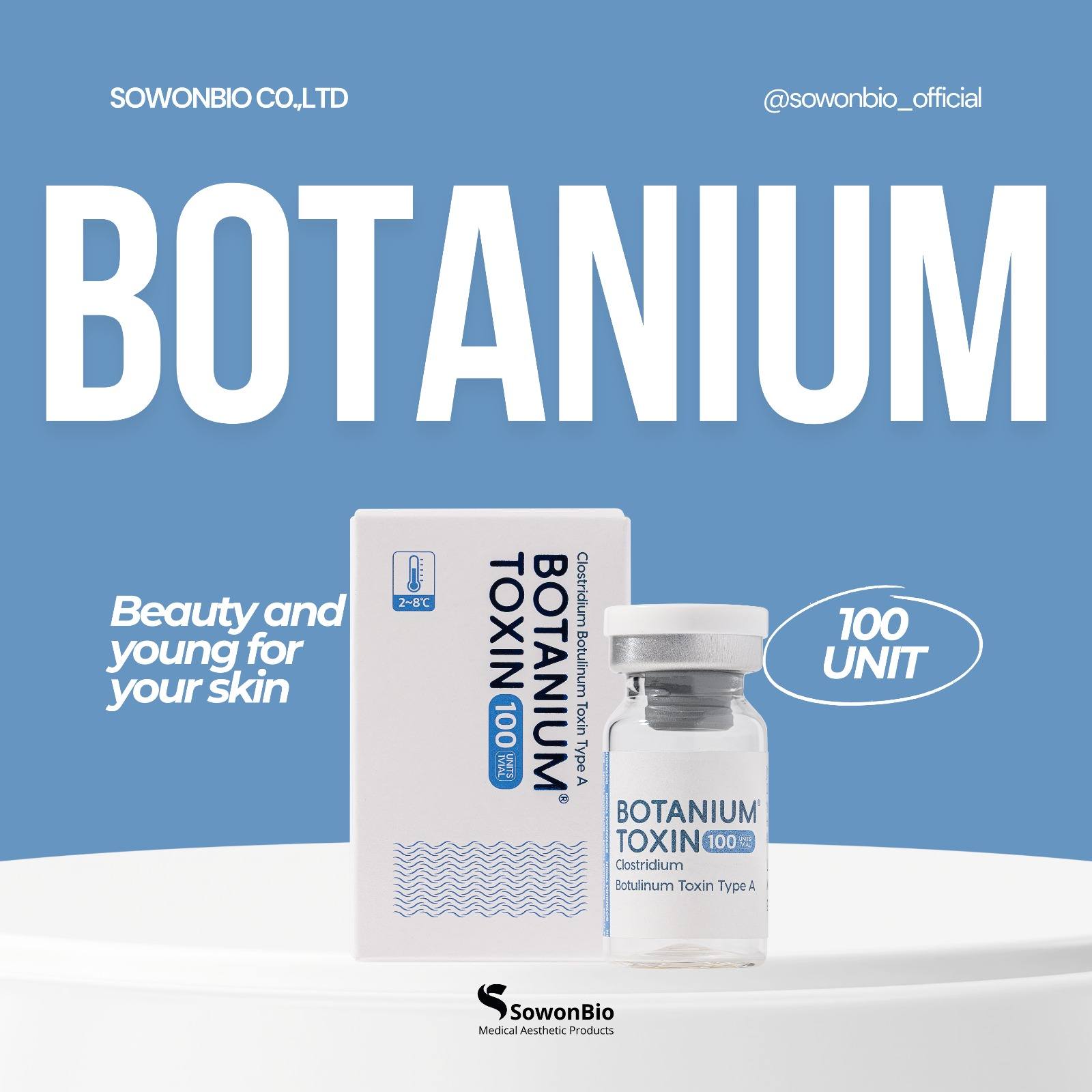 Botox Botanium Toxin 100 – Giải Pháp Xóa Nhăn & Trẻ Hóa Chuẩn Y Khoa Từ Hàn Quốc