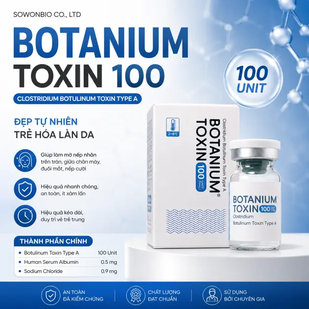 Botox Botanium Toxin 100 – Giải Pháp Xóa Nhăn & Trẻ Hóa Chuẩn Y Khoa Từ Hàn Quốc