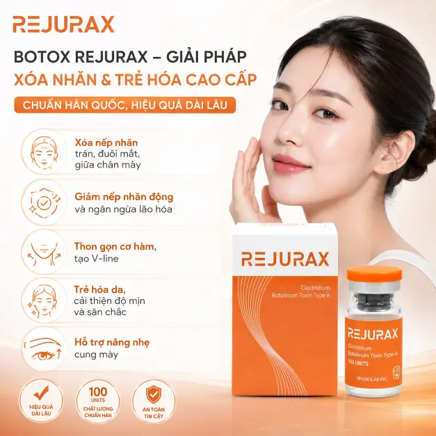 Botox Rejurax – Giải Pháp Xóa Nhăn & Trẻ Hóa Cao Cấp Chuẩn Hàn Quốc, Hiệu Quả Dài Lâu