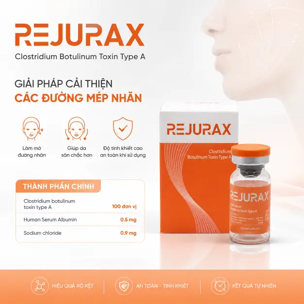 Botox Rejurax – Giải Pháp Xóa Nhăn & Trẻ Hóa Cao Cấp Chuẩn Hàn Quốc, Hiệu Quả Dài Lâu