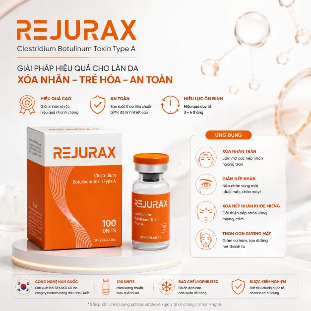 Botox Rejurax – Giải Pháp Xóa Nhăn & Trẻ Hóa Cao Cấp Chuẩn Hàn Quốc, Hiệu Quả Dài Lâu