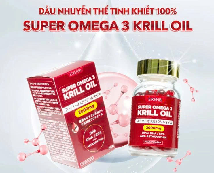 Dầu nhuyễn thể Krill Oil Eikenbi