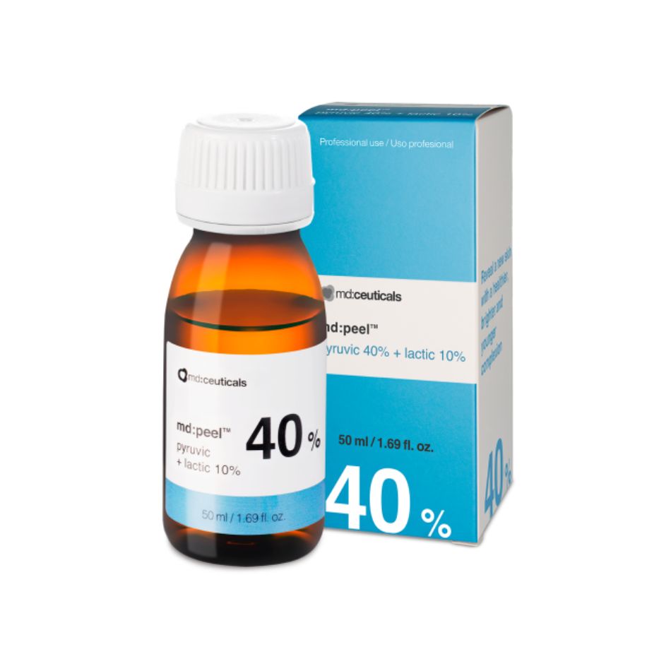 Dung dịch peel chống lão hóa, mụn cấp độ 3,4 Md:Ceuticals Md:Peel Pyruvic 40%+Lactic 10%
