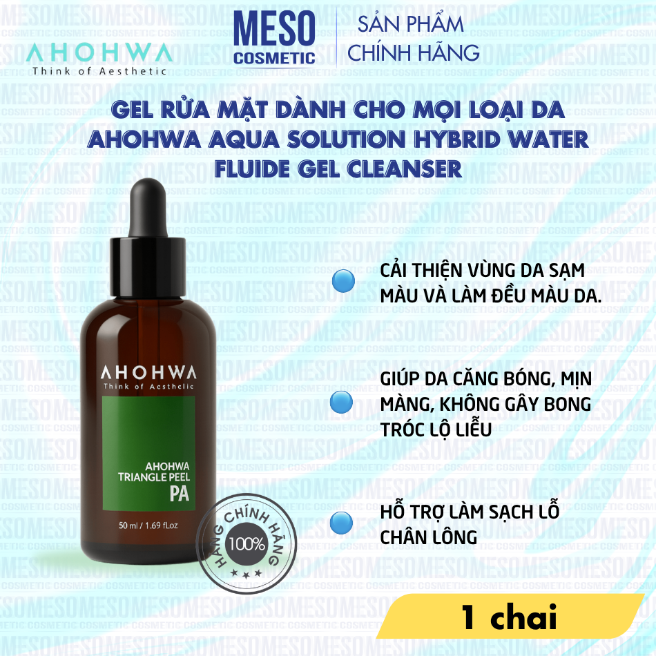 Dung dịch peel dành cho mọi loại da Ahohwa Triangle Peel Pa