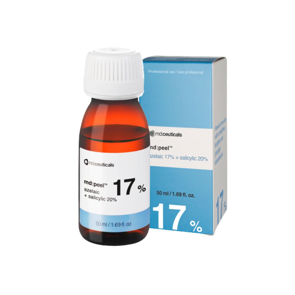 Dung dịch peel làm sáng da loại bỏ mụn cấp độ 1,2 Md:Ceuticals Md:Peel Azelaic 17%+Salicylic 20%