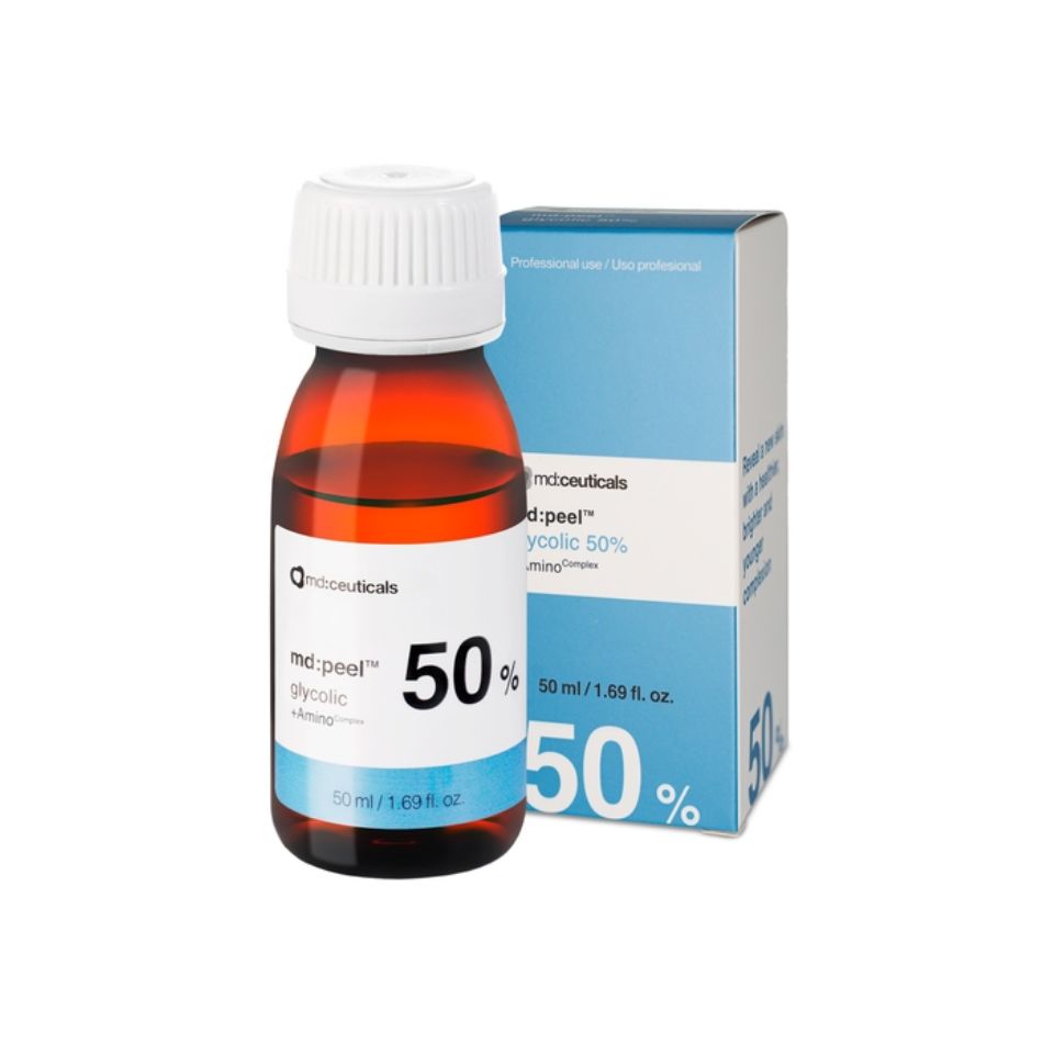Dung dịch peel xóa nhăn trẻ hóa da Md:Ceuticals Md:Peel Glycolic 50%