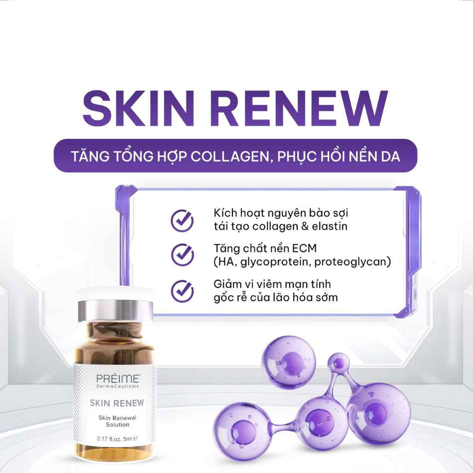 Dung dịch trẻ hóa Préime DermaCeuticals Skin Renewal Solution
