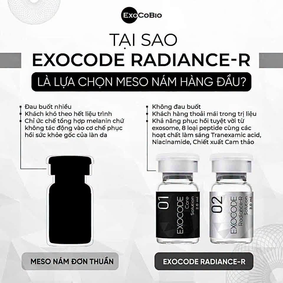 Exocode Radiance – R: Tinh Chất Cấy Sáng Da, Hỗ Trợ Cải Thiện Nám Sạm Và Trẻ Hóa Da