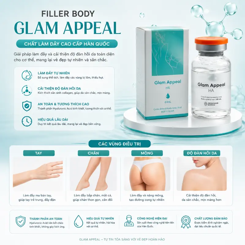 Chất Làm Đầy Body Glam Appea Hàn Quốc Chính Hãng - Hàng Công Ty