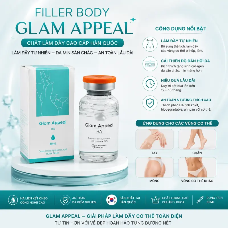 Chất Làm Đầy Body Glam Appea Hàn Quốc Chính Hãng - Hàng Công Ty