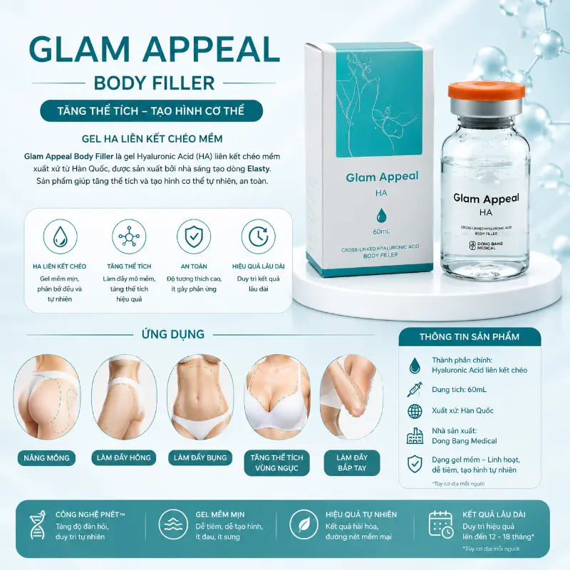 Chất Làm Đầy Body Glam Appea Hàn Quốc Chính Hãng - Hàng Công Ty