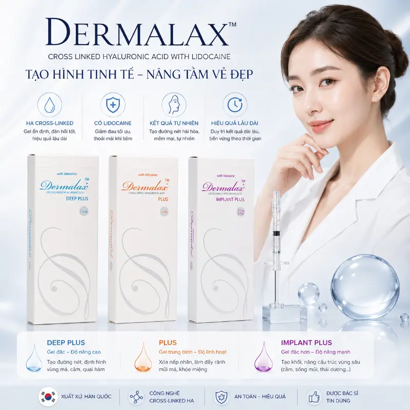 Chất Làm Đầy Dermalax Chính Hãng Hàn Quốc - Chất Làm Đầy HA Tạo Hình & Trẻ Hóa Da