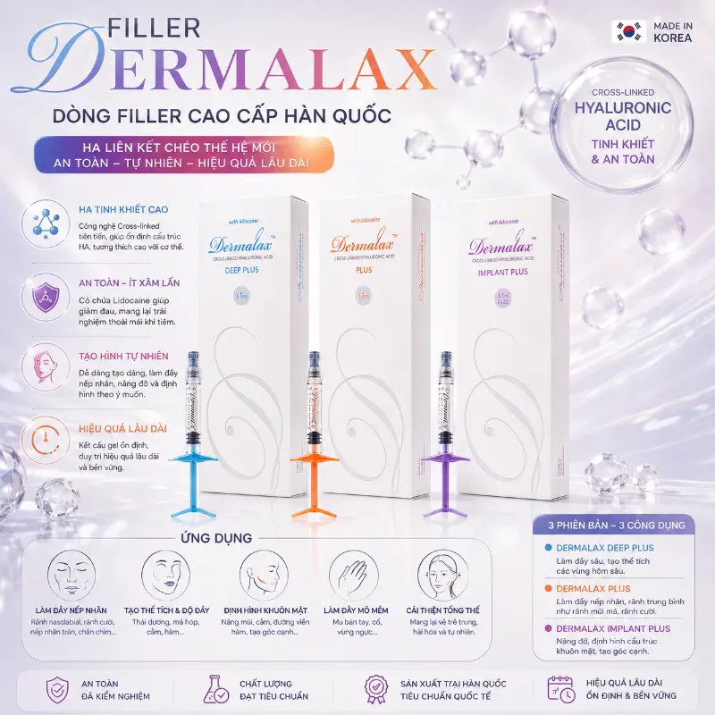 Chất Làm Đầy Dermalax Chính Hãng Hàn Quốc - Chất Làm Đầy HA Tạo Hình & Trẻ Hóa Da