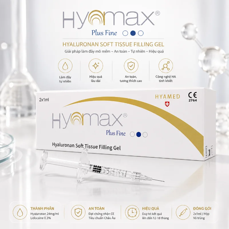 Chất Làm Đầy Hyamax® Plus Fine: Đỉnh Cao Điêu Khắc Khuôn Mặt & Xóa Nhăn Toàn Diện