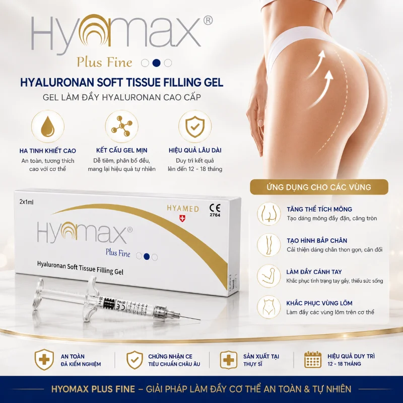 Chất Làm Đầy Hyamax® Plus Fine: Đỉnh Cao Điêu Khắc Khuôn Mặt & Xóa Nhăn Toàn Diện