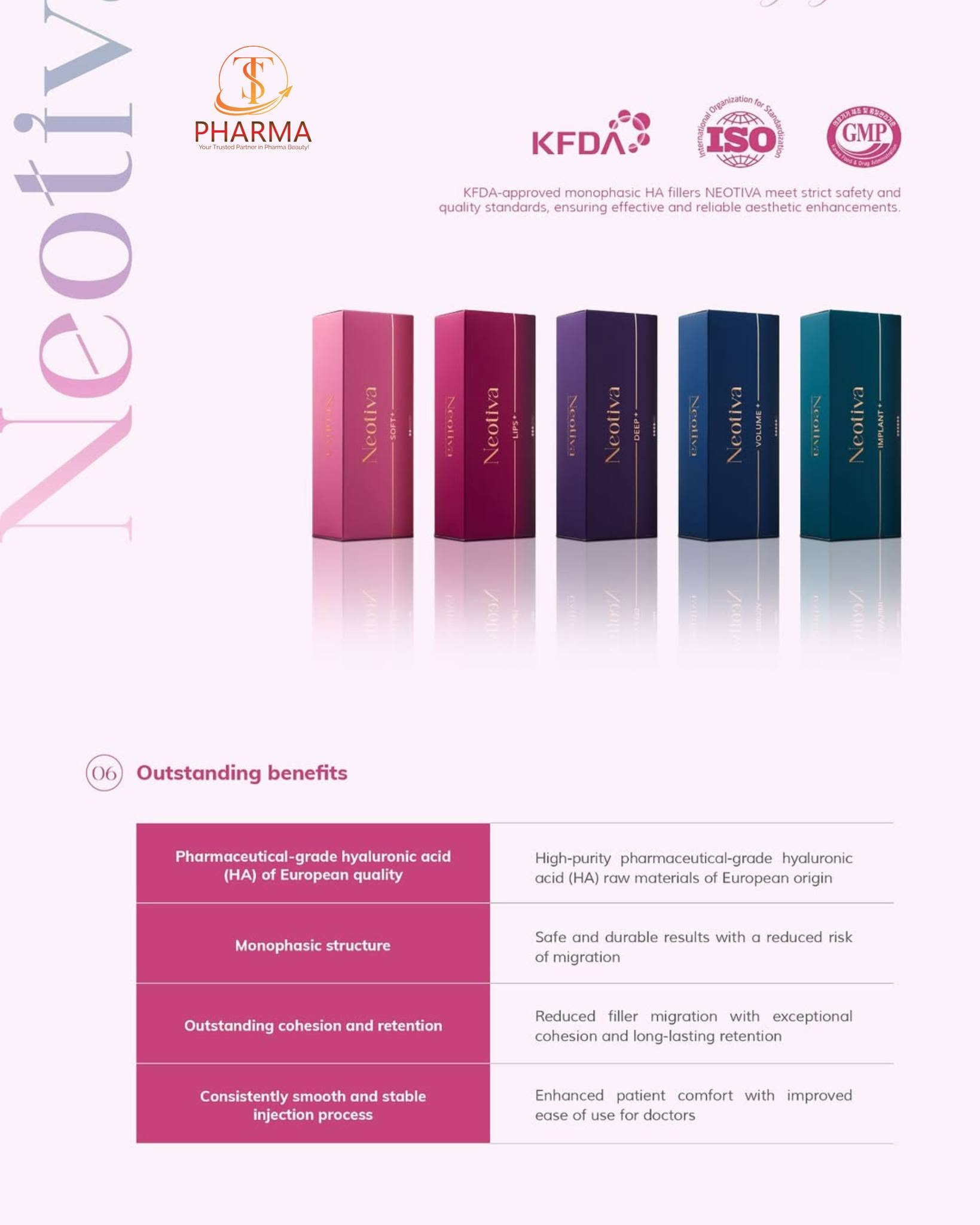Filler HA Neotiva Hàn Quốc Soft+, Deep+, Volume+, Implant+ – Chất Làm Đầy Hyaluronic Acid Chính Hãng
