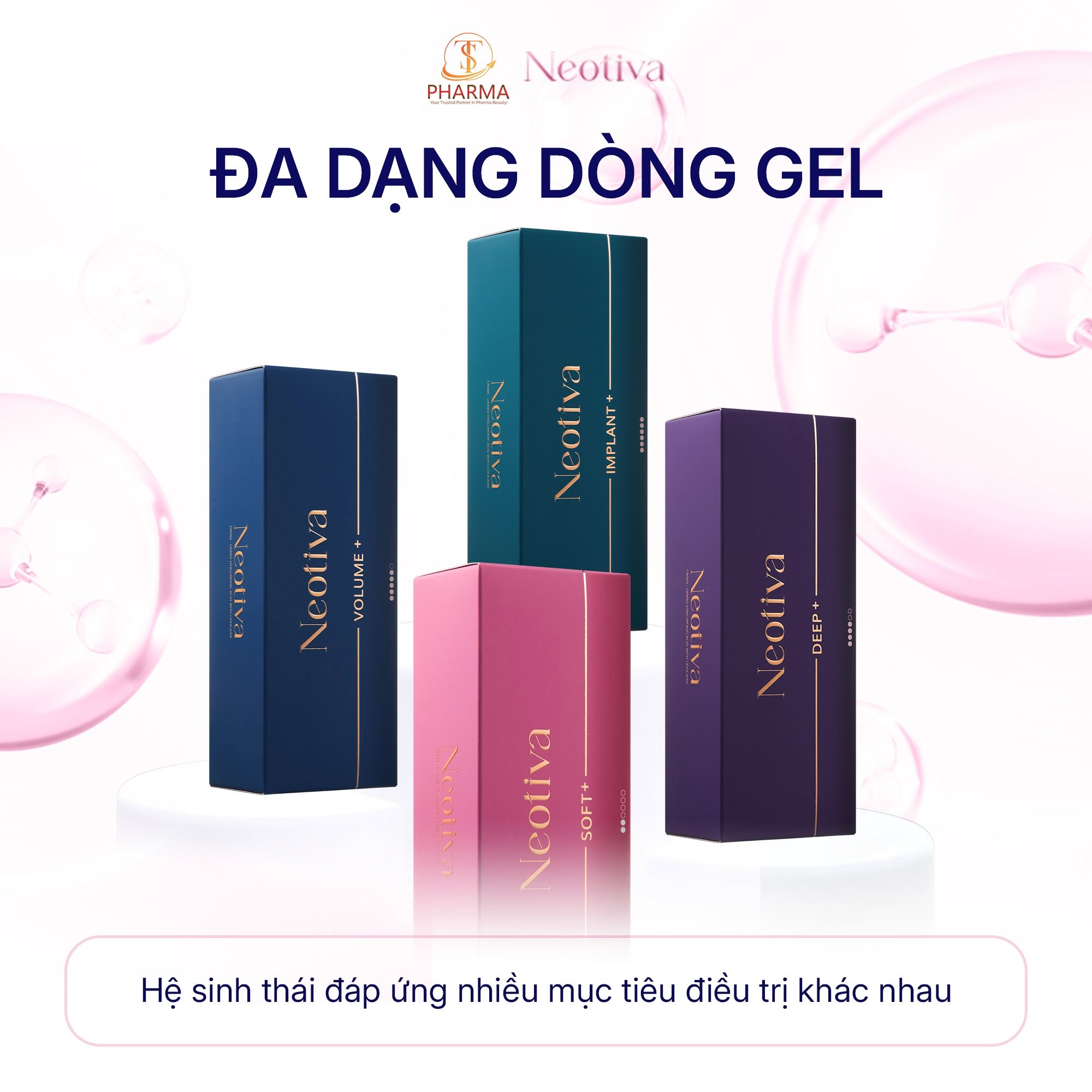 Filler HA Neotiva Hàn Quốc Soft+, Deep+, Volume+, Implant+ – Chất Làm Đầy Hyaluronic Acid Chính Hãng