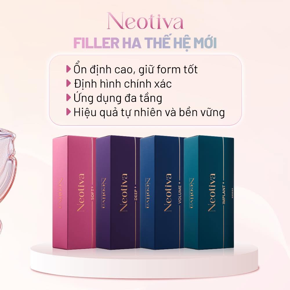 Filler HA Neotiva Hàn Quốc Soft+, Deep+, Volume+, Implant+ – Chất Làm Đầy Hyaluronic Acid Chính Hãng