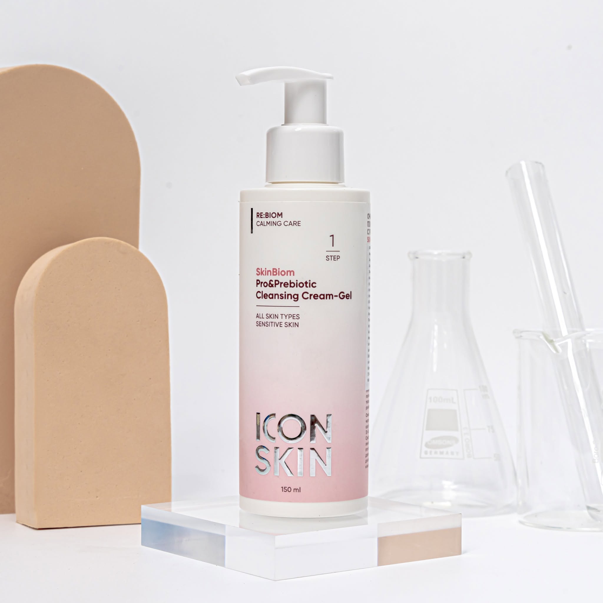 Gel rửa mặt cho da nhạy cảm Icon Skin Skinbiom Pro&Prebiotic Cleansing Cream-Gel