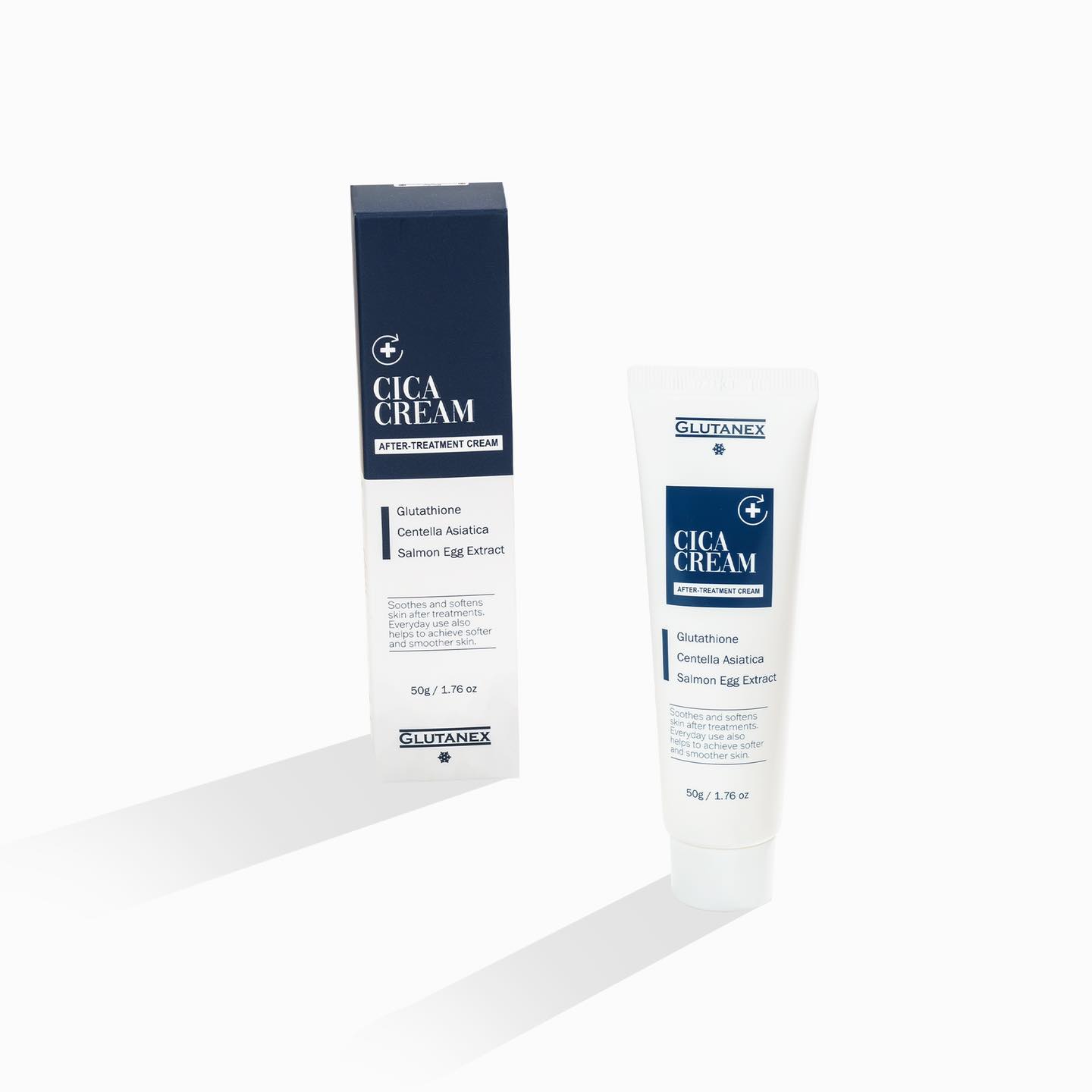 Kem Phục Hồi Da Sau Treatment, Làm Dịu & Tái Tạo Glutanex Cica Cream