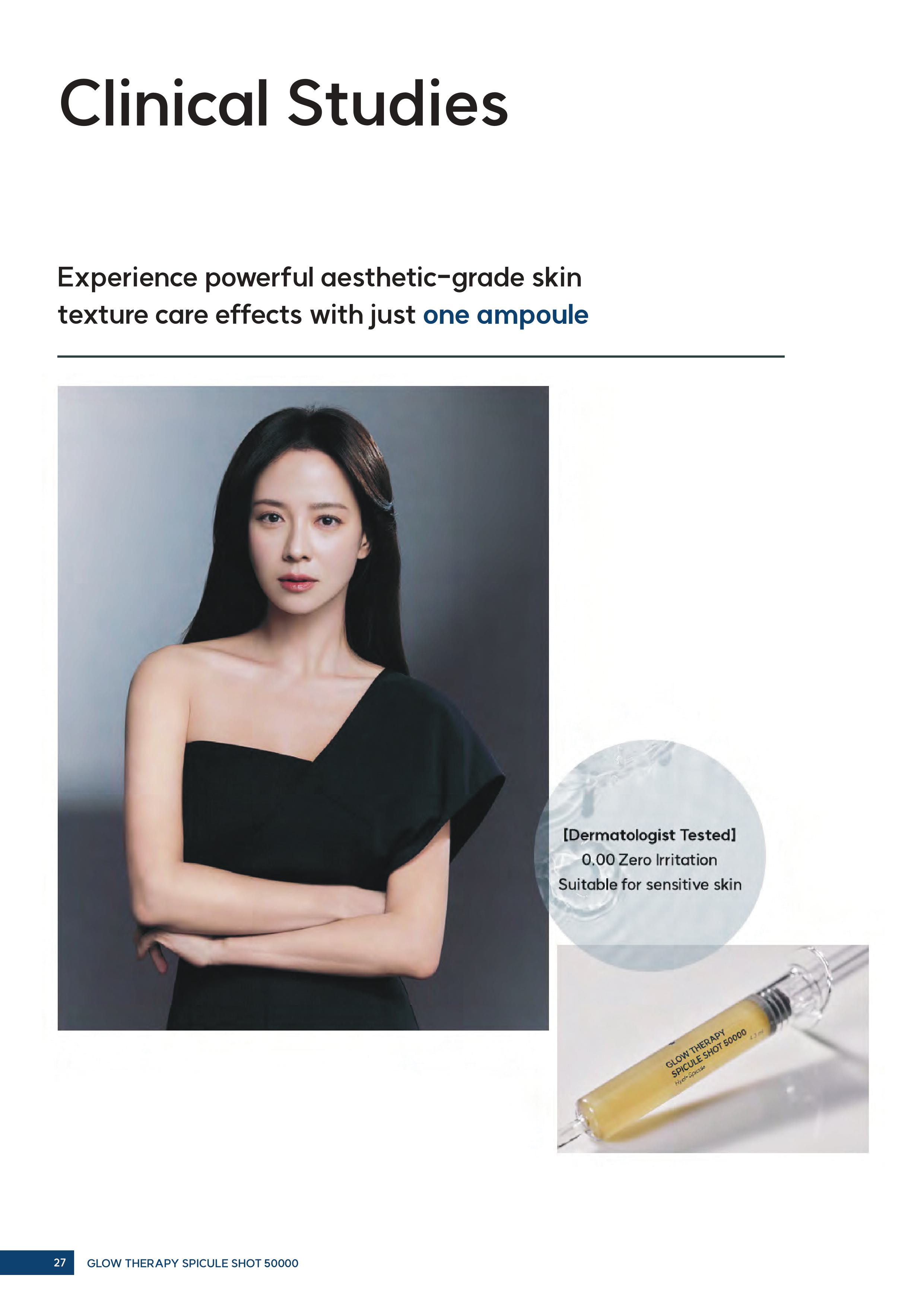 Tinh chất Tái Tạo Da Với Công Nghệ Vi Kim Sinh Học Glutanex Glow Therapy Spicule Shot 50000