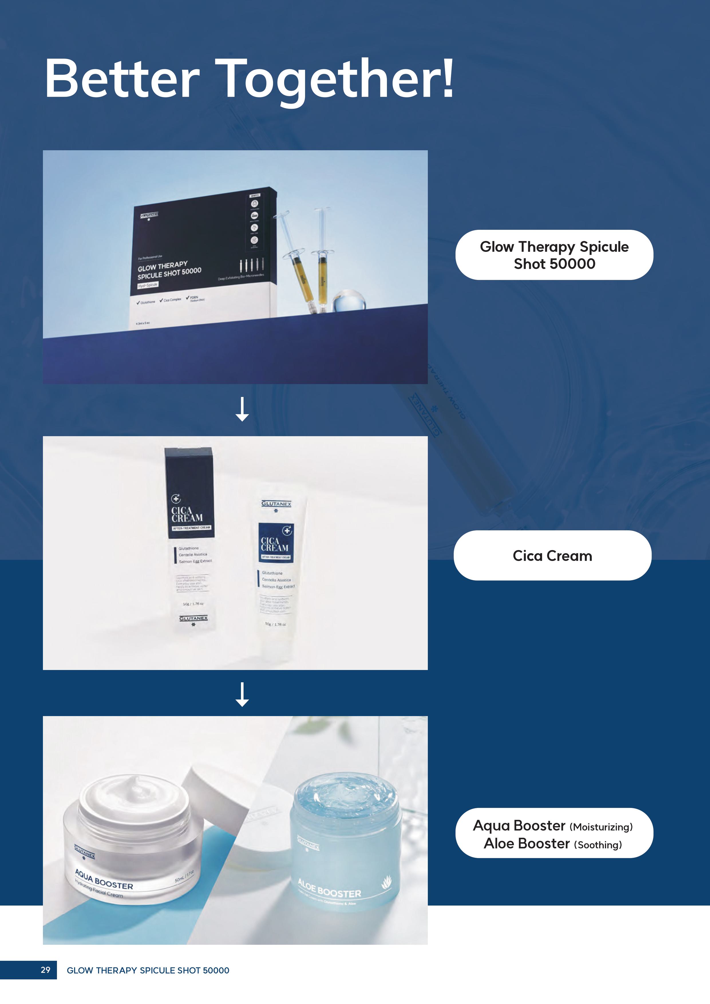 Tinh chất Tái Tạo Da Với Công Nghệ Vi Kim Sinh Học Glutanex Glow Therapy Spicule Shot 50000