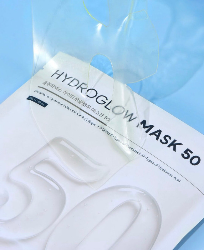 Mặt Nạ Cấp Ẩm, Phục Hồi & Căng Bóng Da Glutanex Hydroglow 50 Mask