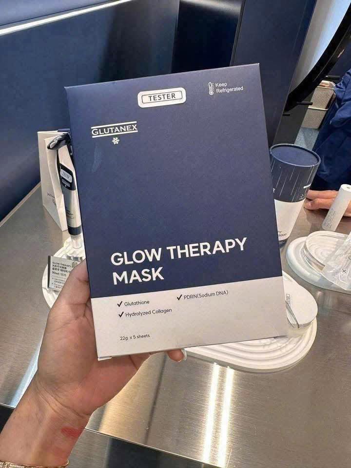 Mặt Nạ Dưỡng Trắng, Cấp Ẩm Sáng Da 15 Phút Glutanex Snow White Sheet Mask