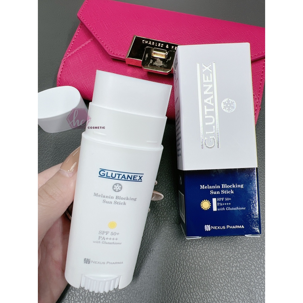 Lăn Chống Nắng Ngăn Melanin, Không Nhờn Rít Glutanex Sun Stick SPF50+ PA++++