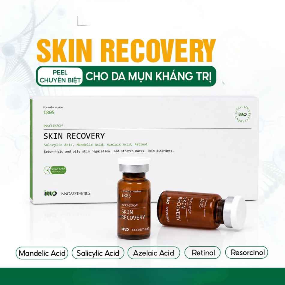 Hoạt chất peel tái tạo, hỗ trợ mờ thâm mụn Innoaesthetics Skin Recovery