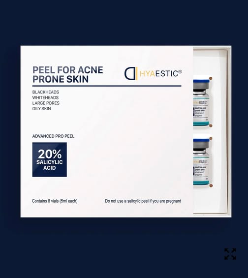 Hyaestic Peel For Acne Prone Skin Salicylic Acid 20% – Bộ peel trị mụn & điều tiết bã nhờn chuyên sâu