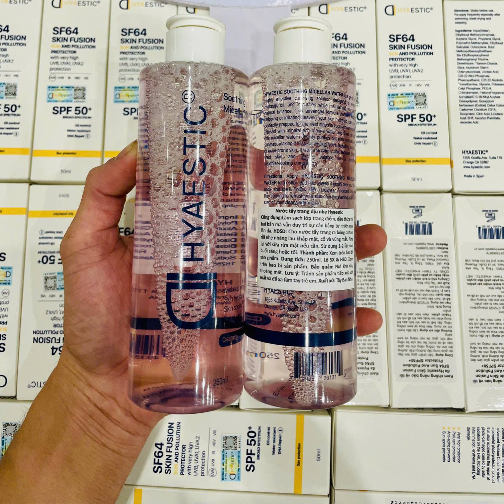 Hyaestic Soothing Micellar Water – Nước tẩy trang dịu nhẹ cho da nhạy cảm & dễ lên mụn