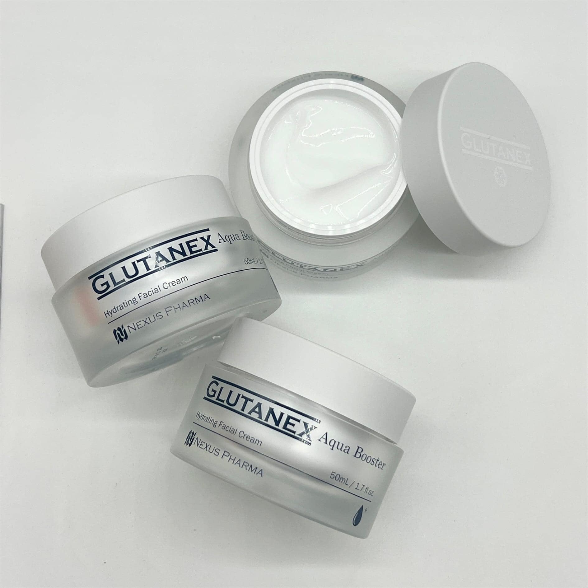 Kem Dưỡng Ẩm Glutanex Aqua Booster 50ml – Cấp Nước Chuyên Sâu, Làm Dịu Và Dưỡng Sáng Da Tức Thì