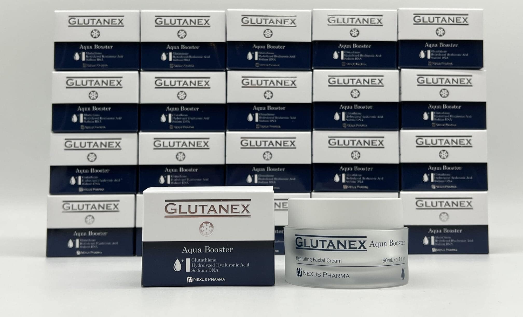 Kem Dưỡng Ẩm Glutanex Aqua Booster 50ml – Cấp Nước Chuyên Sâu, Làm Dịu Và Dưỡng Sáng Da Tức Thì
