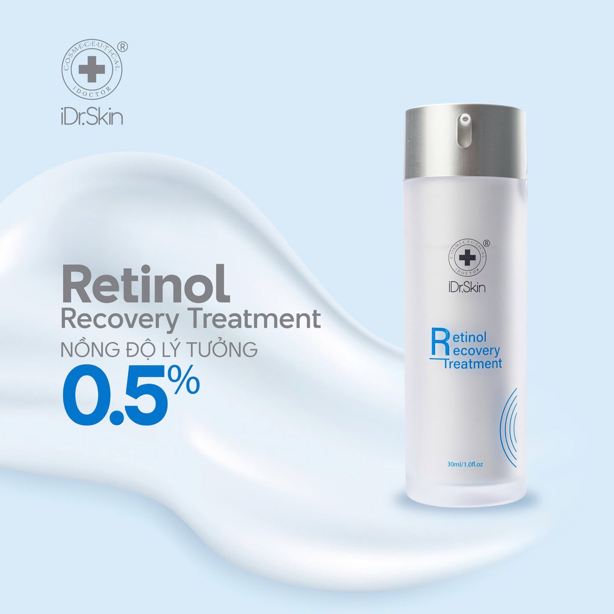 Kem Dưỡng Retinol 0.5% Cải Thiện Da Lão Hóa Retinol Recovery Treatment iDr.Skin 30ml