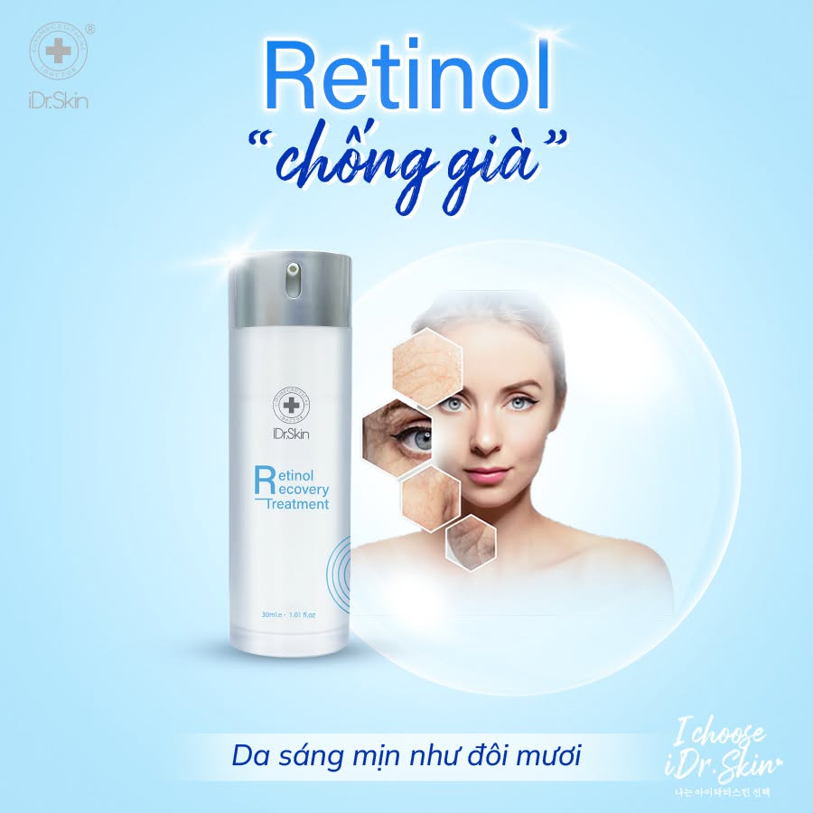 Kem Dưỡng Retinol 0.5% Cải Thiện Da Lão Hóa Retinol Recovery Treatment iDr.Skin 30ml