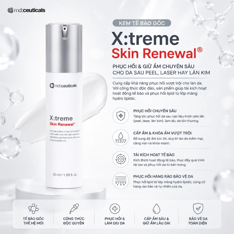 Kem Tế Bào Gốc Phục Hồi Da X:TREME Skin Renewal - MD:Ceuticals