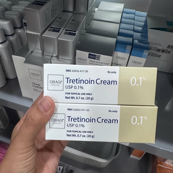Kem Trị Mụn Thâm Nám Obagi Tretinoin Cream 0.1% 20g