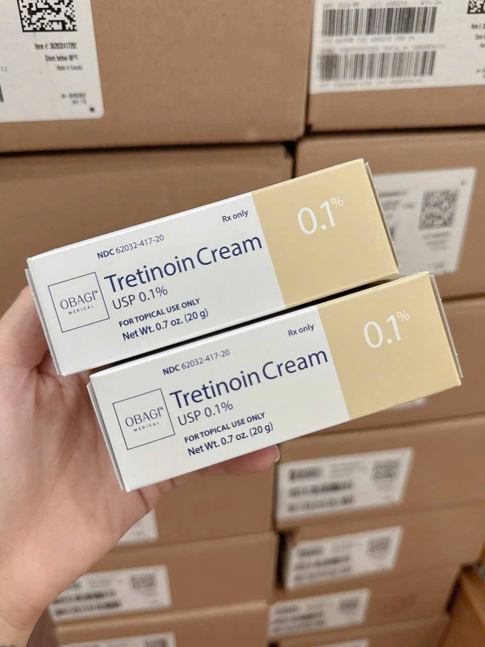Kem Trị Mụn Thâm Nám Obagi Tretinoin Cream 0.1% 20g